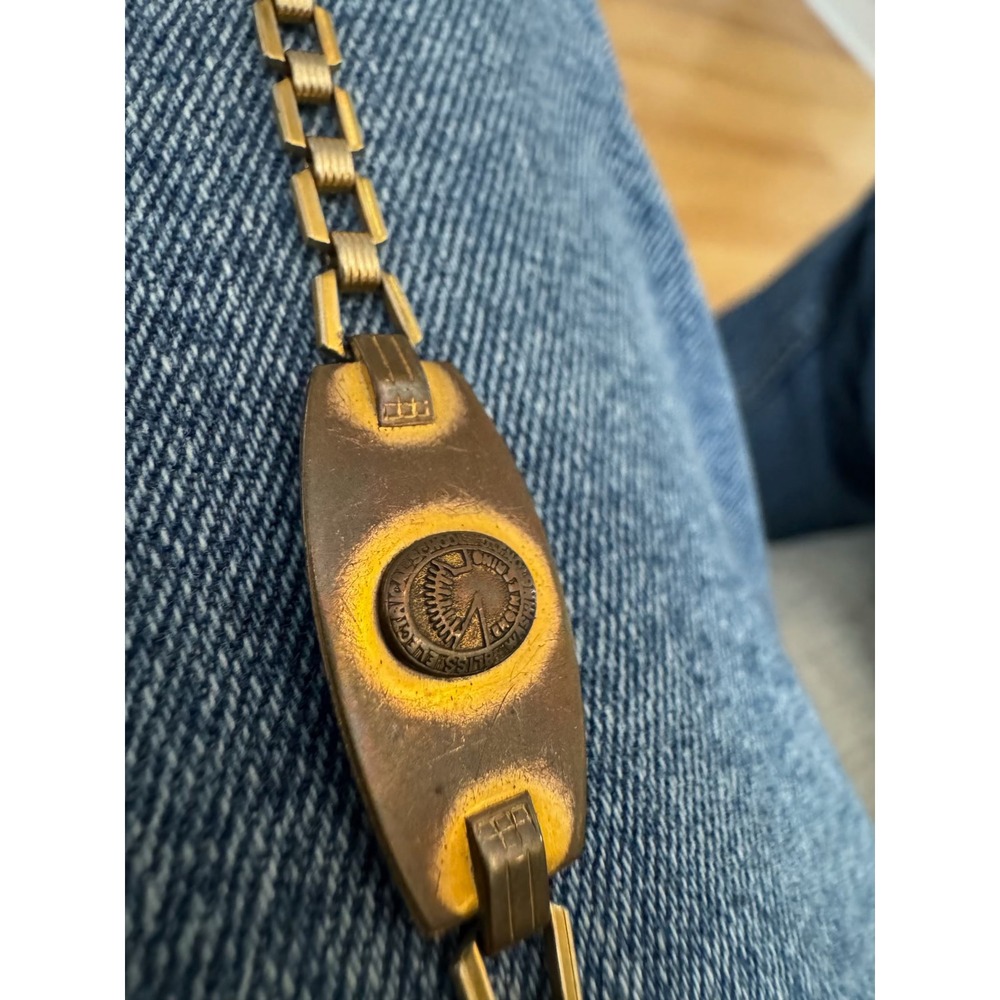 Vintage Bliss‎ Electrical School Of Engineering Washington DC Bracelet Gold Tone